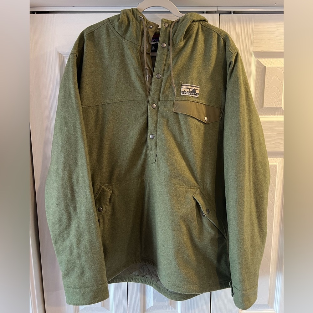 Patagonia Reclaimed Wool Snap T Hoodie